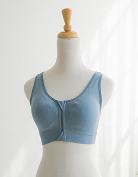 68091 Elastic Maternity Sports Bra with Front Zipper and No Underwire M-XL $12.00
