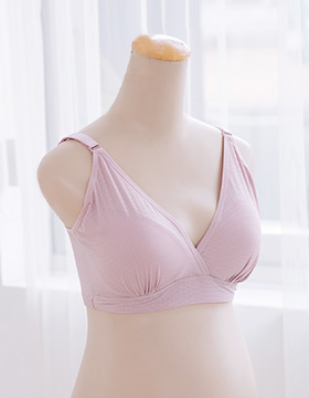 68104 Breastfeeding Suit: Cool Feeling Cross High Waistline Underwireless Bra L-Q (XL) $19.00