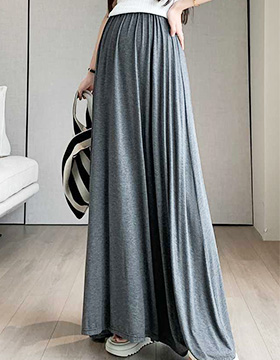 631413 孕婦裙 修身比例柔棉垂墜感裙襬長裙 可調式腰圍 M-XXL NT.590