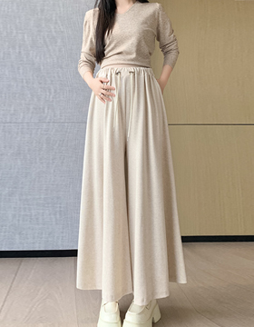 631509 孕婦褲 休閒時尚A字長裙褲 M-XXL NT.490