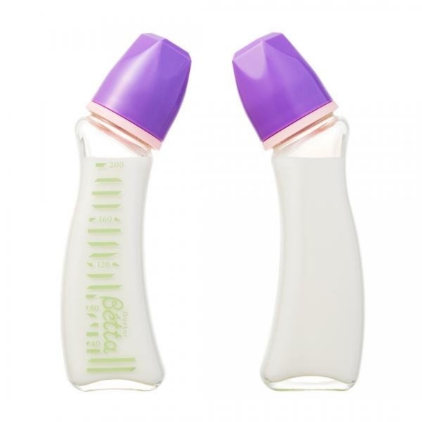 日本Dr. Betta防脹氣奶瓶 Jewel G1-200ml(玻璃)-綠