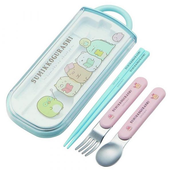 P000168 角落生物3合1餐具組-藍 NT.460