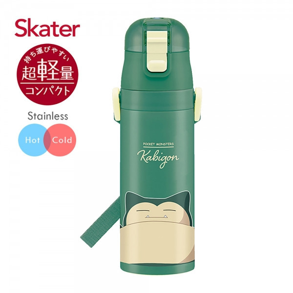 P000219 Skater不鏽鋼直飲保溫水壺(470ml) 寶可夢卡比獸 NT.990
