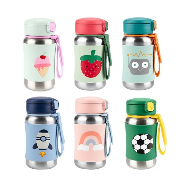 P000229 【SKIP HOP】Spark Style不鏽鋼吸管水壺 350ML - 6款可選 NT.860