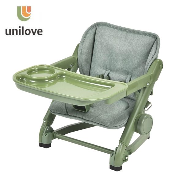 P000262 【unilove】Feedme攜帶餐椅+墊 酪梨綠 NT.2499